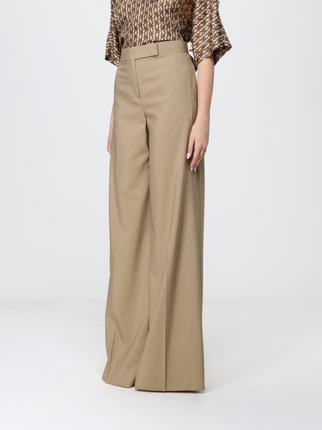 Pants Woman color Camel