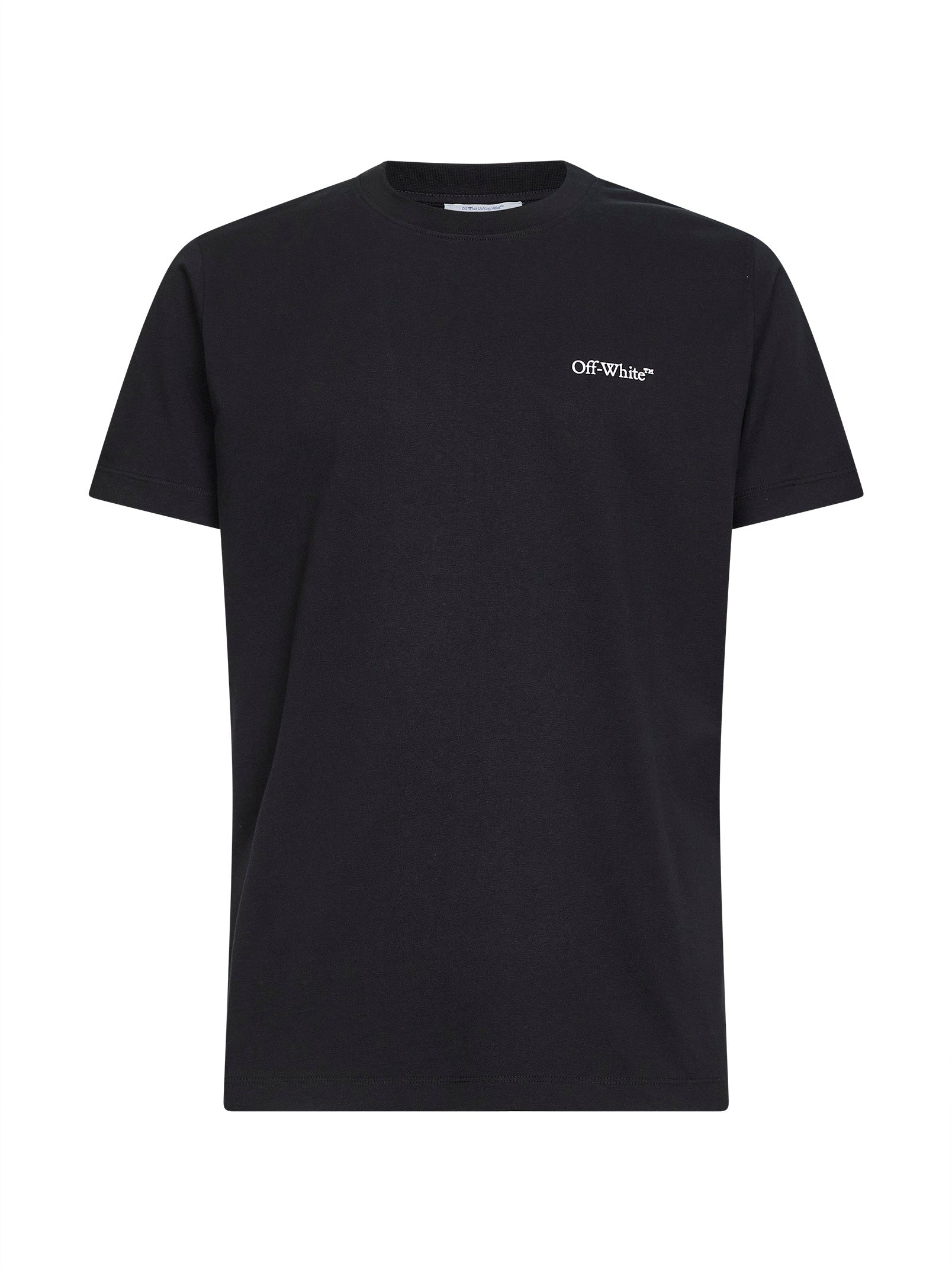 Logo-Embroidered Cotton T-Shirt — Black