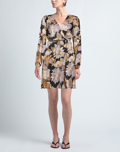 Woman Mini dress Black Size L Viscose