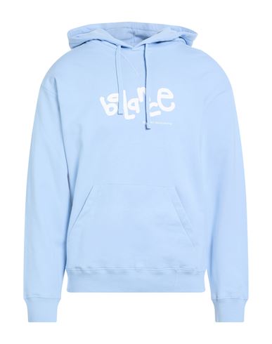 Man Sweatshirt Light blue Size XXL Cotton