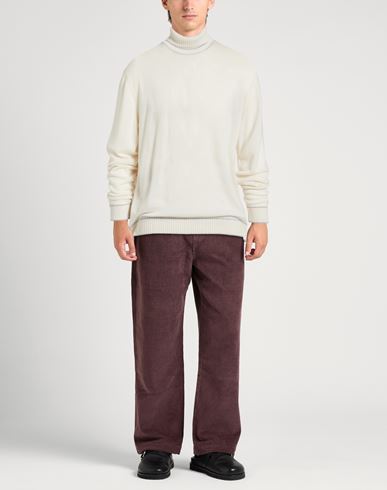 Platinum Man Turtleneck Cream Size S Wool