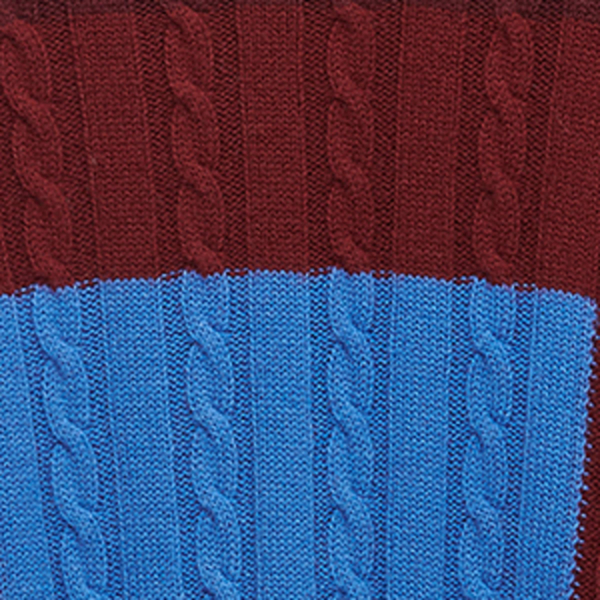 Wool Colour-Block Layered-Effect Sweater