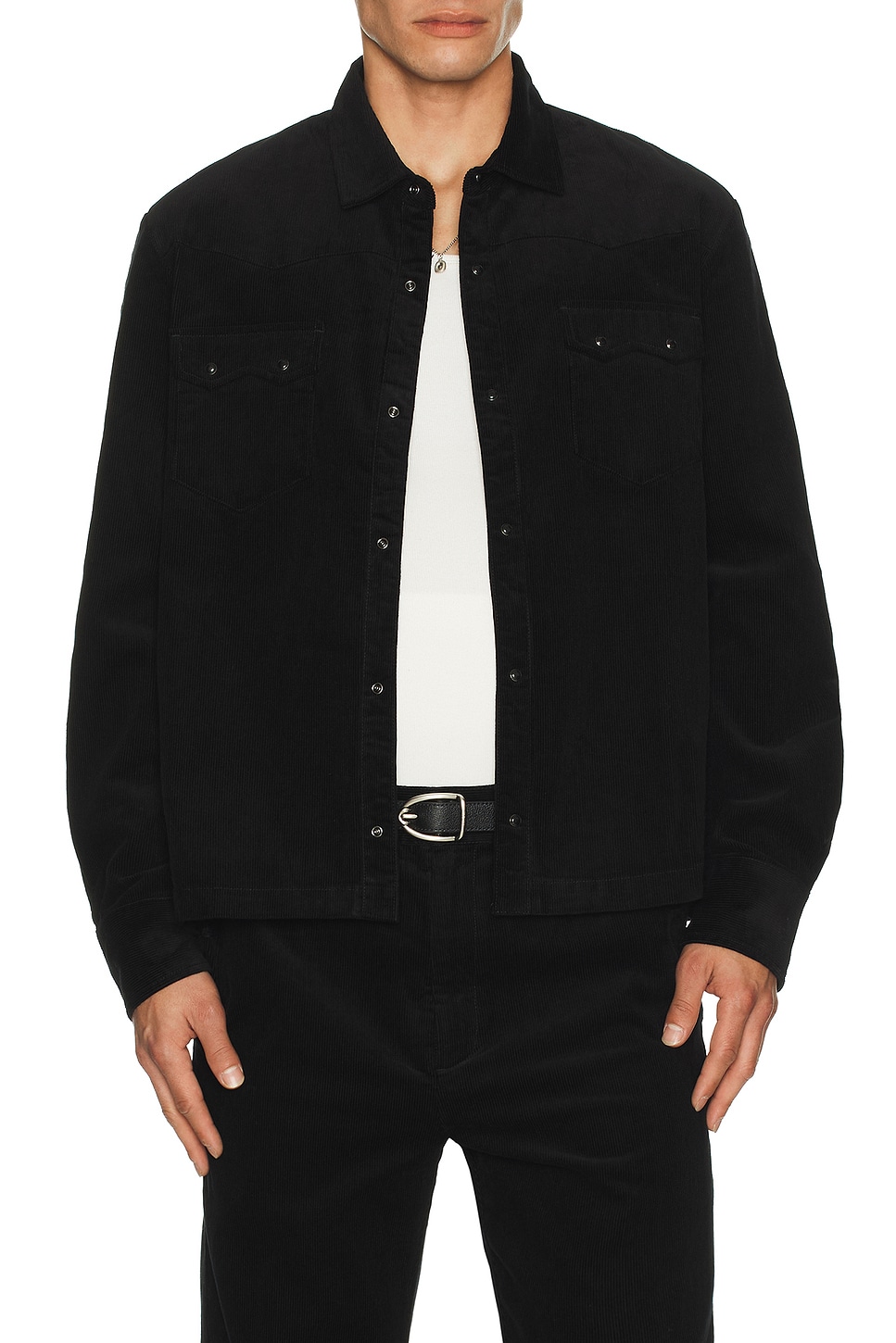 Midnight Rodeo Western Shirt in Black. XXL/2X. Also in L, M, S, XL/1X