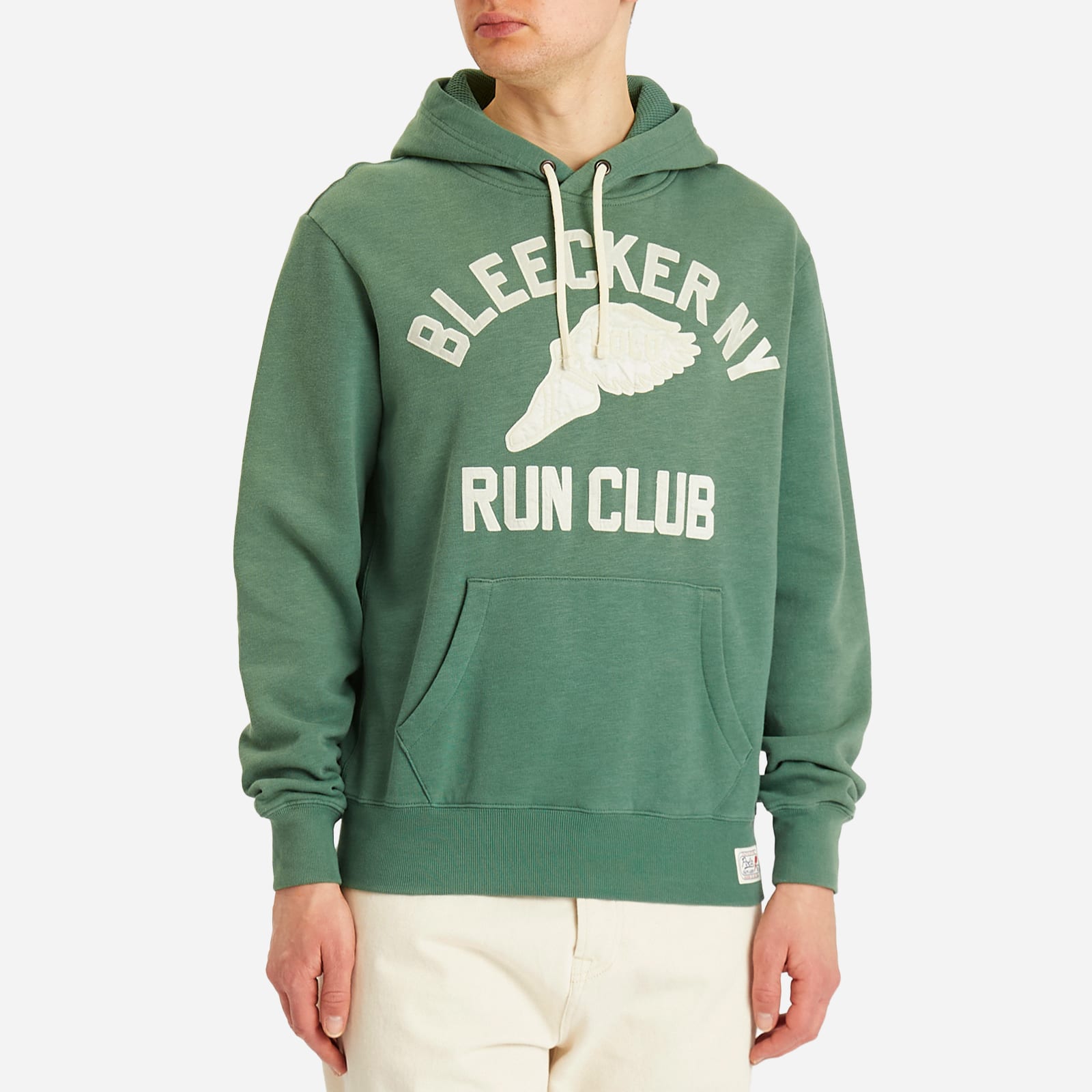 Polo Ralph Lauren Men's Bleecker Run Club Hoodie in Antique Green
