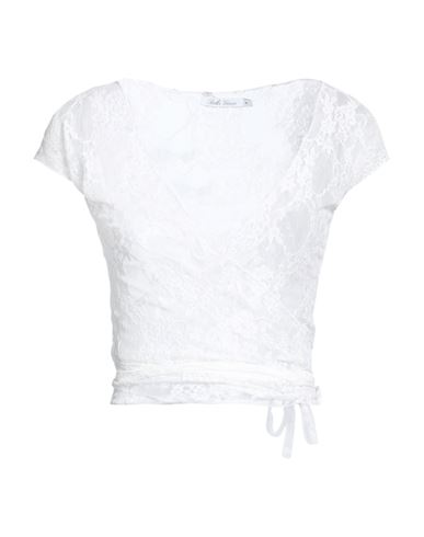 Woman Top White Size M Nylon, Polyester, Elastane