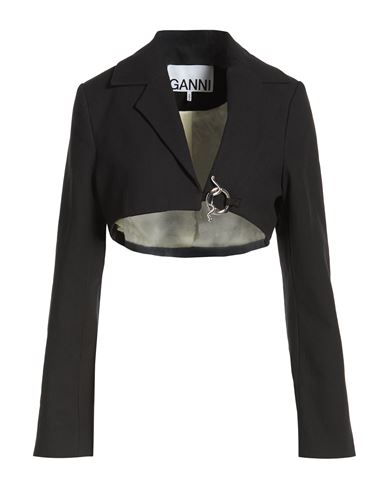 Woman Blazer Black Size 2 Organic cotton