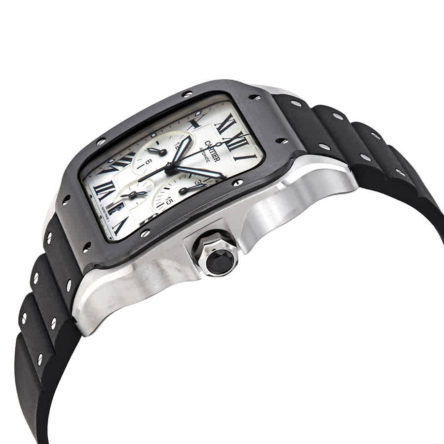 Santos Chronograph Silver Dial Mens Watch WSSA0017