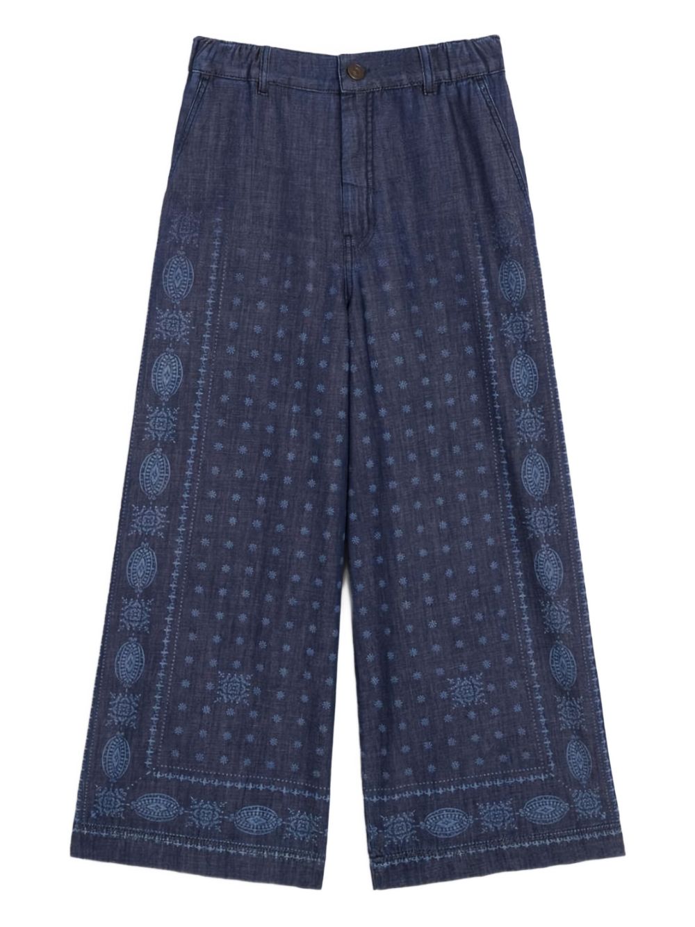 Printed trousers - Blue