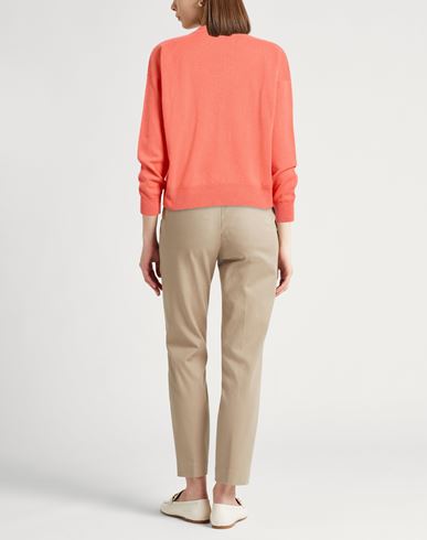 Woman Sweater Coral Size 0 Virgin Wool, Silk, Cashmere, Metallic fiber