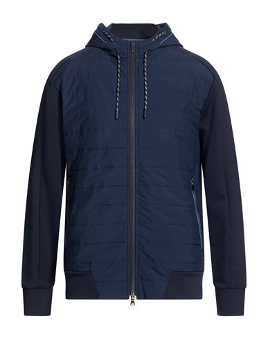 Man Puffer Navy Size 3XL Cotton, Nylon, Elastane, Polyester