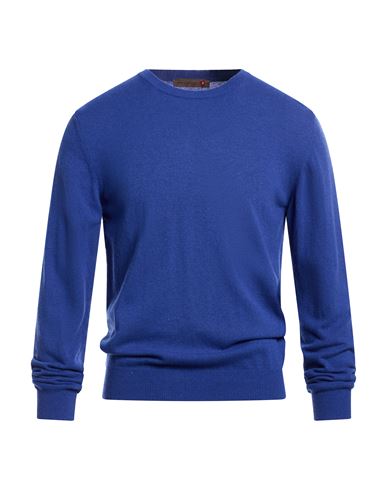 Man Sweater Blue Size XL Polyamide, Viscose, Wool, Cashmere
