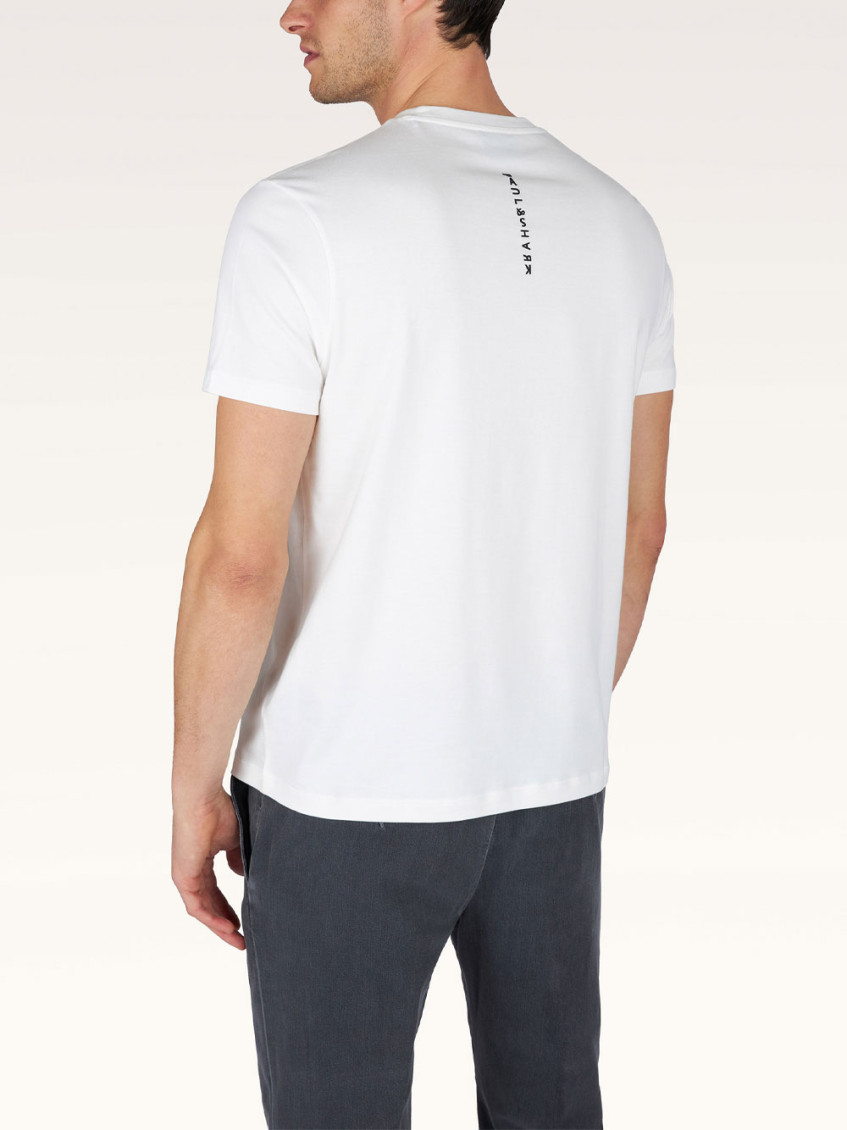 White Crewneck Logo T-Shirt