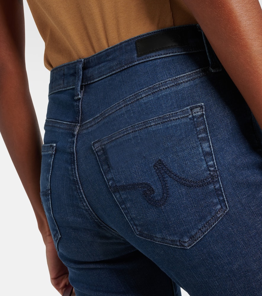 Jodi Crop high-rise flared jeans
