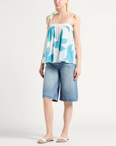 Woman Top White Size 6 Cotton