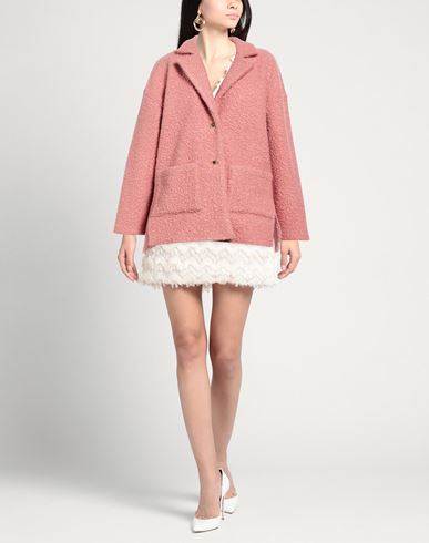 Woman Coat Antique rose Size 12 Polyester