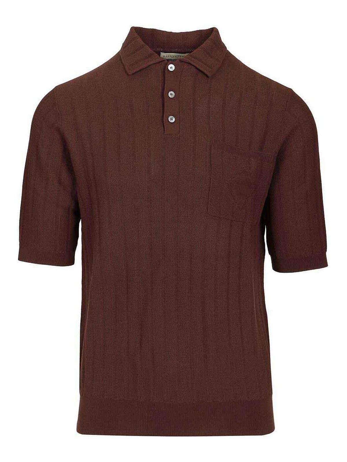 Cotton Knit Polo Shirt