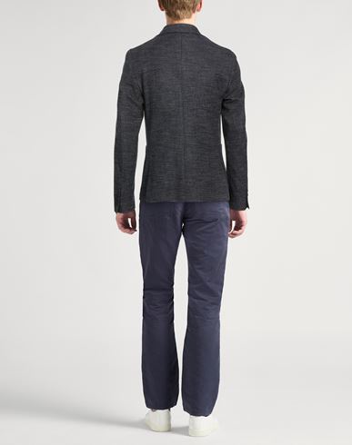 Man Blazer Midnight blue Size 36 Viscose, Polyester, Elastane