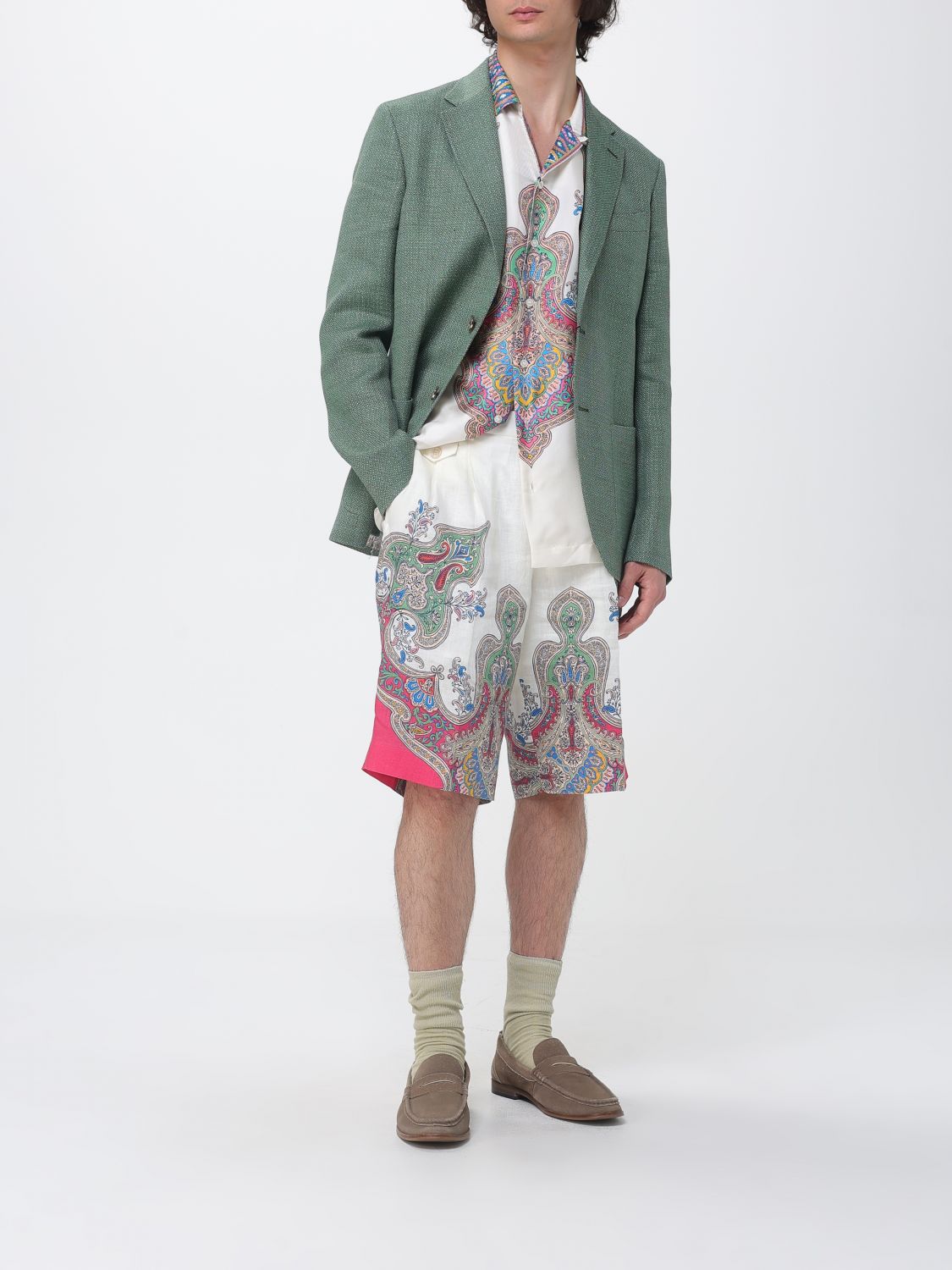 Jacket Men color Green