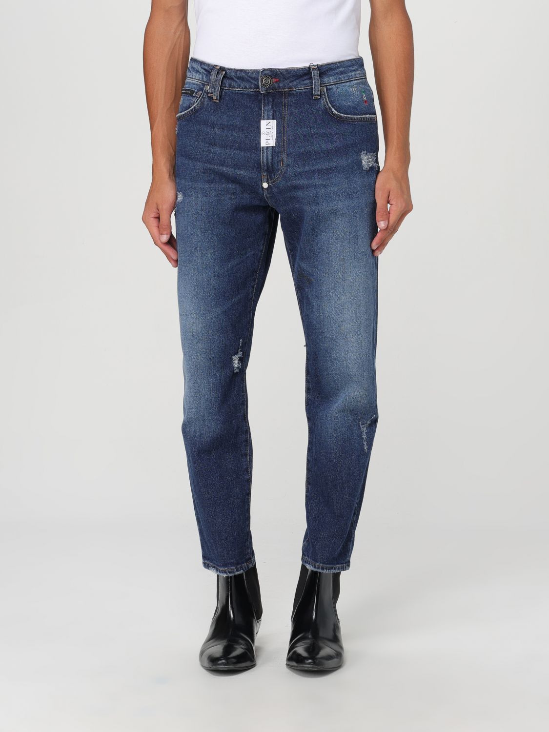 Detroit mid-rise straight-leg jeans - Grey