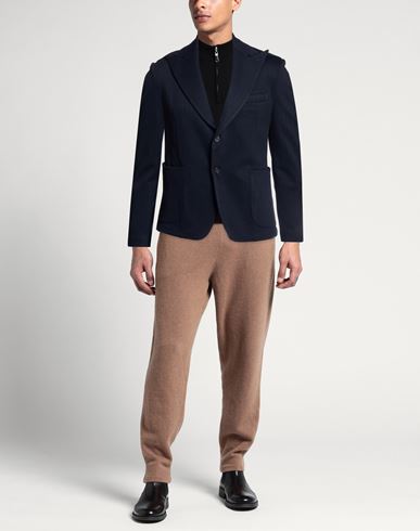 Man Blazer Midnight blue Size 36 Viscose, Nylon, Elastane