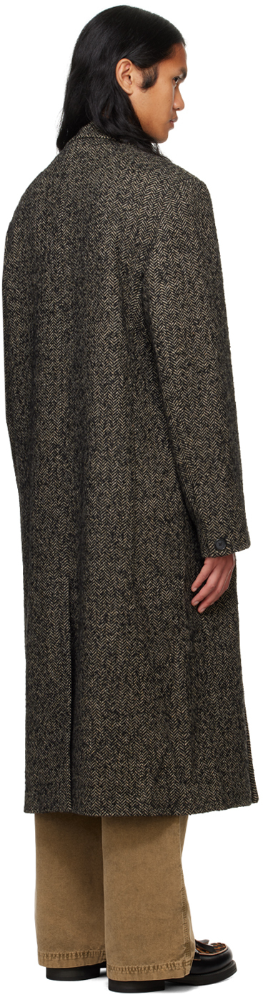 HOPE Gray Herringbone Time Coat