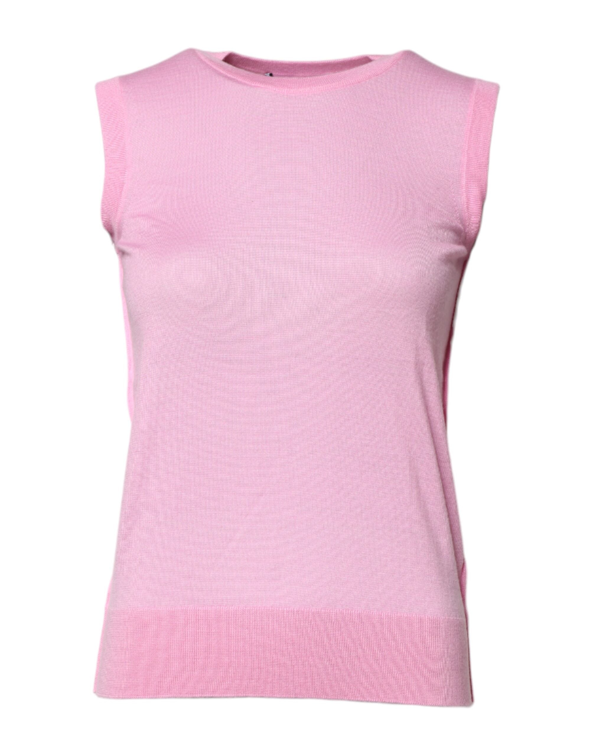 Cashmere Tank Top — Pink