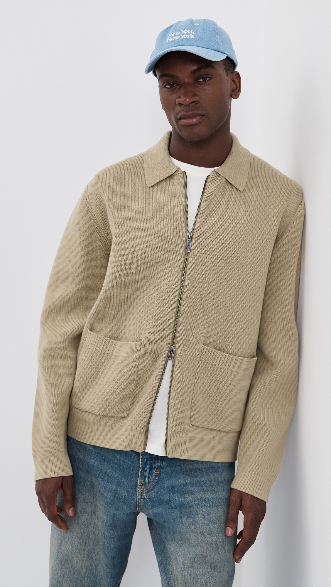 Fischer Cotton Milano Zip Jacket Dark