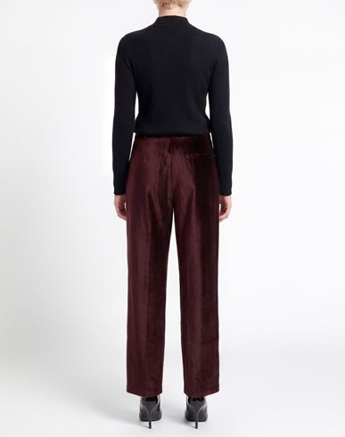 Forte_forte Woman Pants Dark brown Size 2 Cotton, Viscose, Elastane