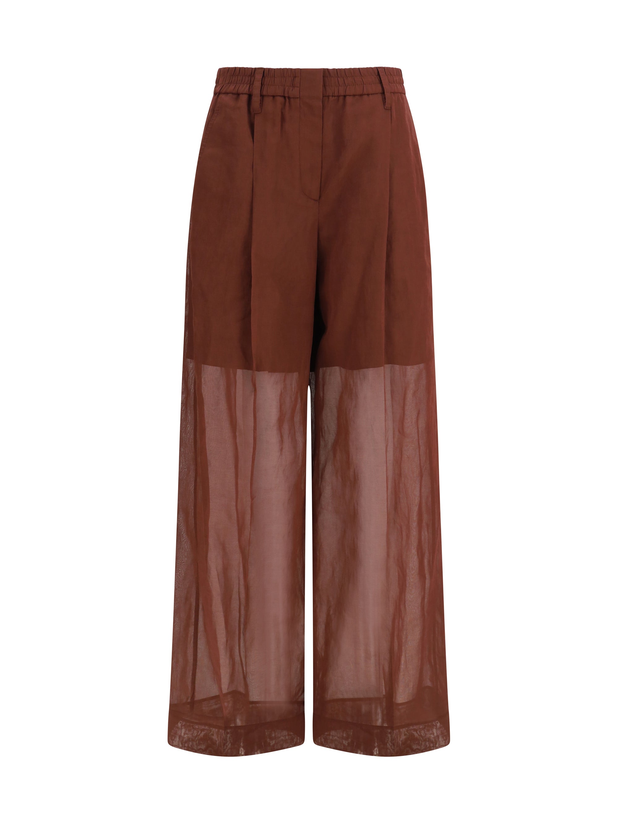 Sartorial Cotton Organza Trousers — Mulberry