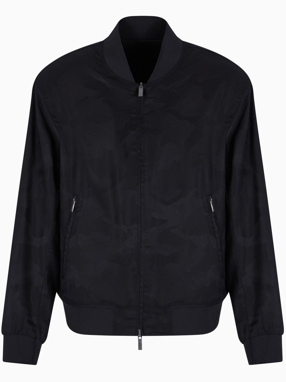 Zip-up bomber jacket - Black