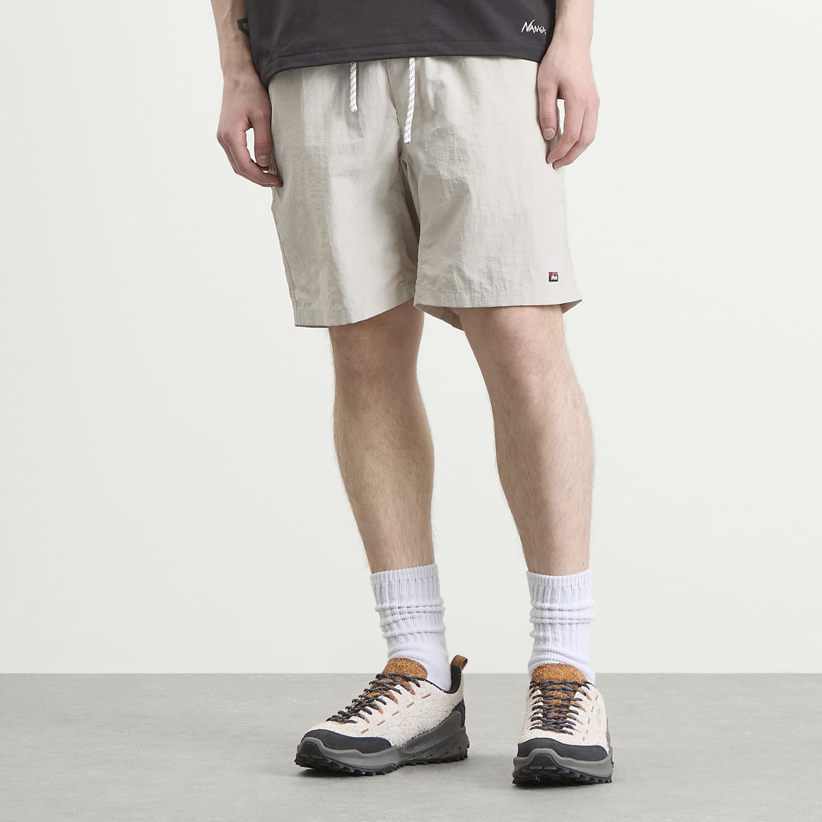 Men's Nylon Tusser Easy Shorts Ivory