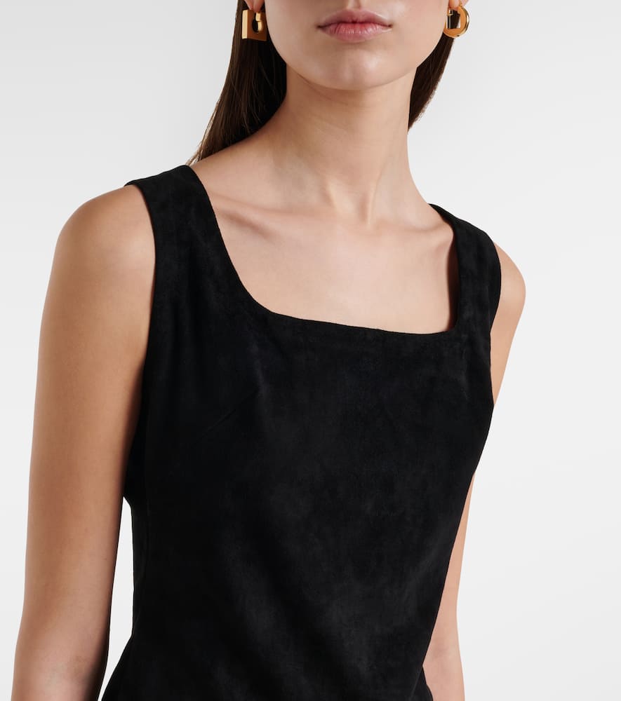 Edie suede tank top