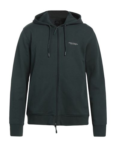 Man Sweatshirt Emerald green