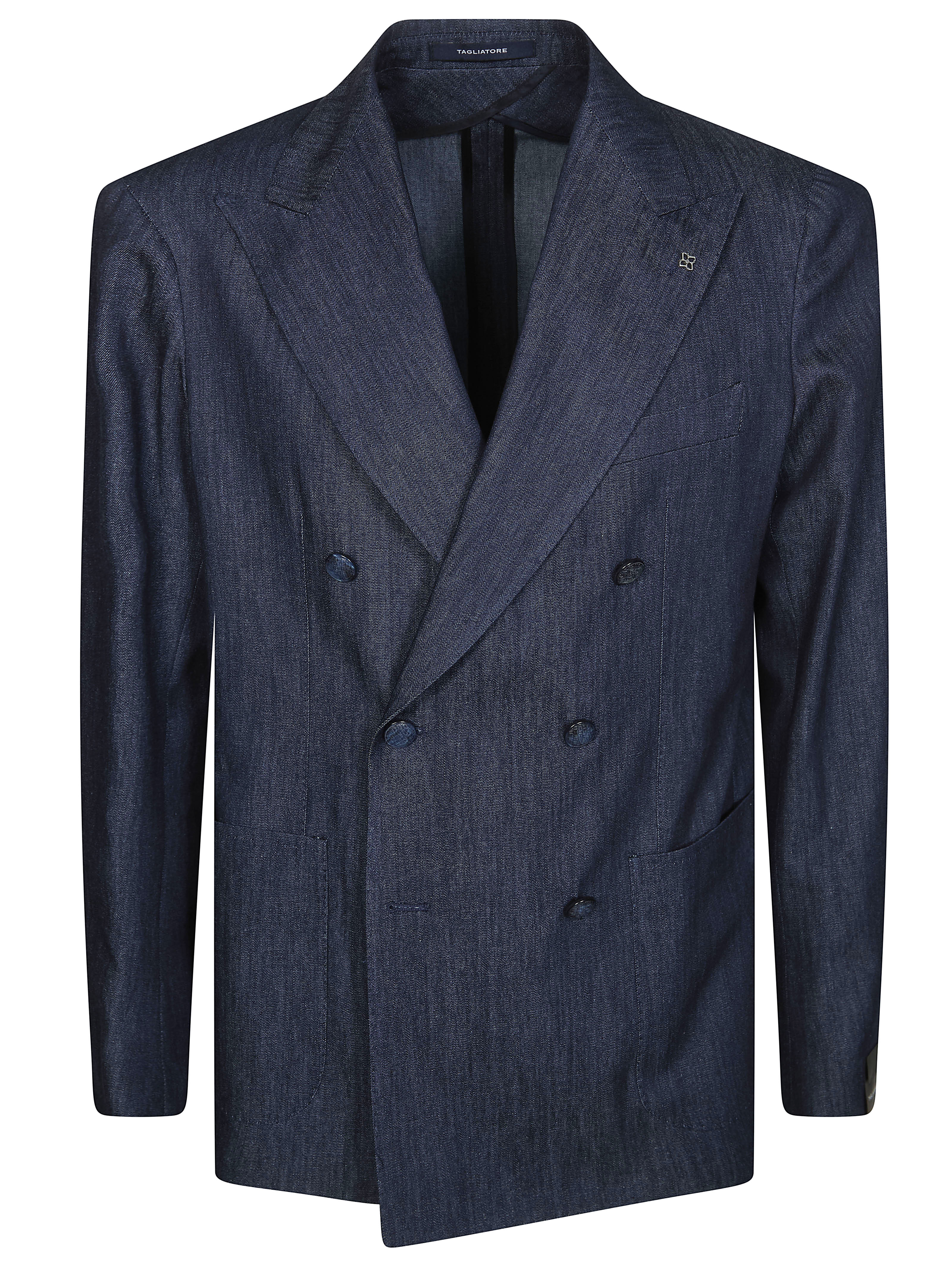 Cotton Double-breasted Jacket