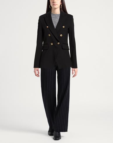 Woman Blazer Black Size 4 Viscose, Polyamide, Elastane