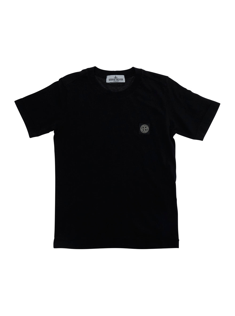 Logo-Embroidered Cotton T-Shirt — Black