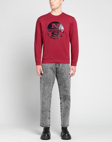 North Sails Man Sweatshirt Red Size XL Cotton, Polyester