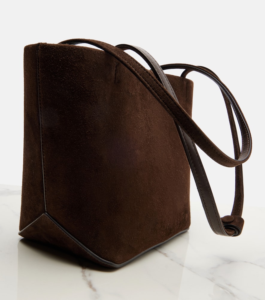 Park Edge Medium suede tote bag