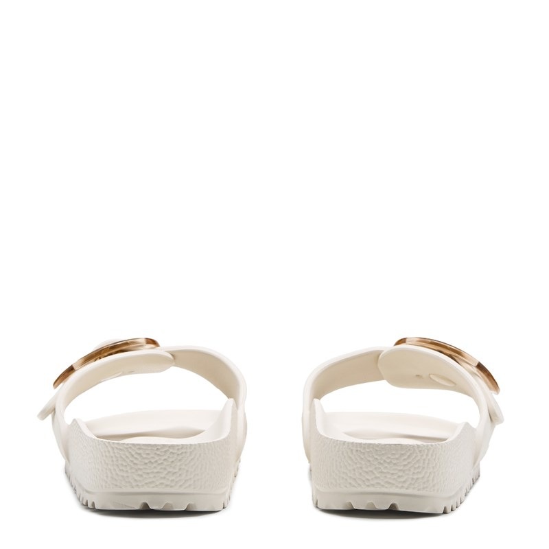 Women's Madrid Essentials Big Buckle Footbed Sandals (Eggshell)