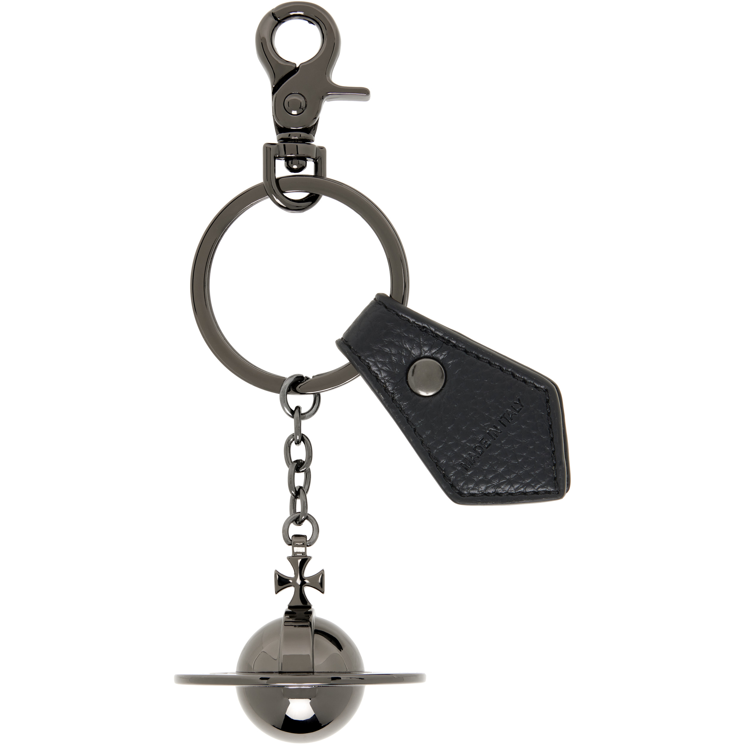Gunmetal 3D Orb Keychain