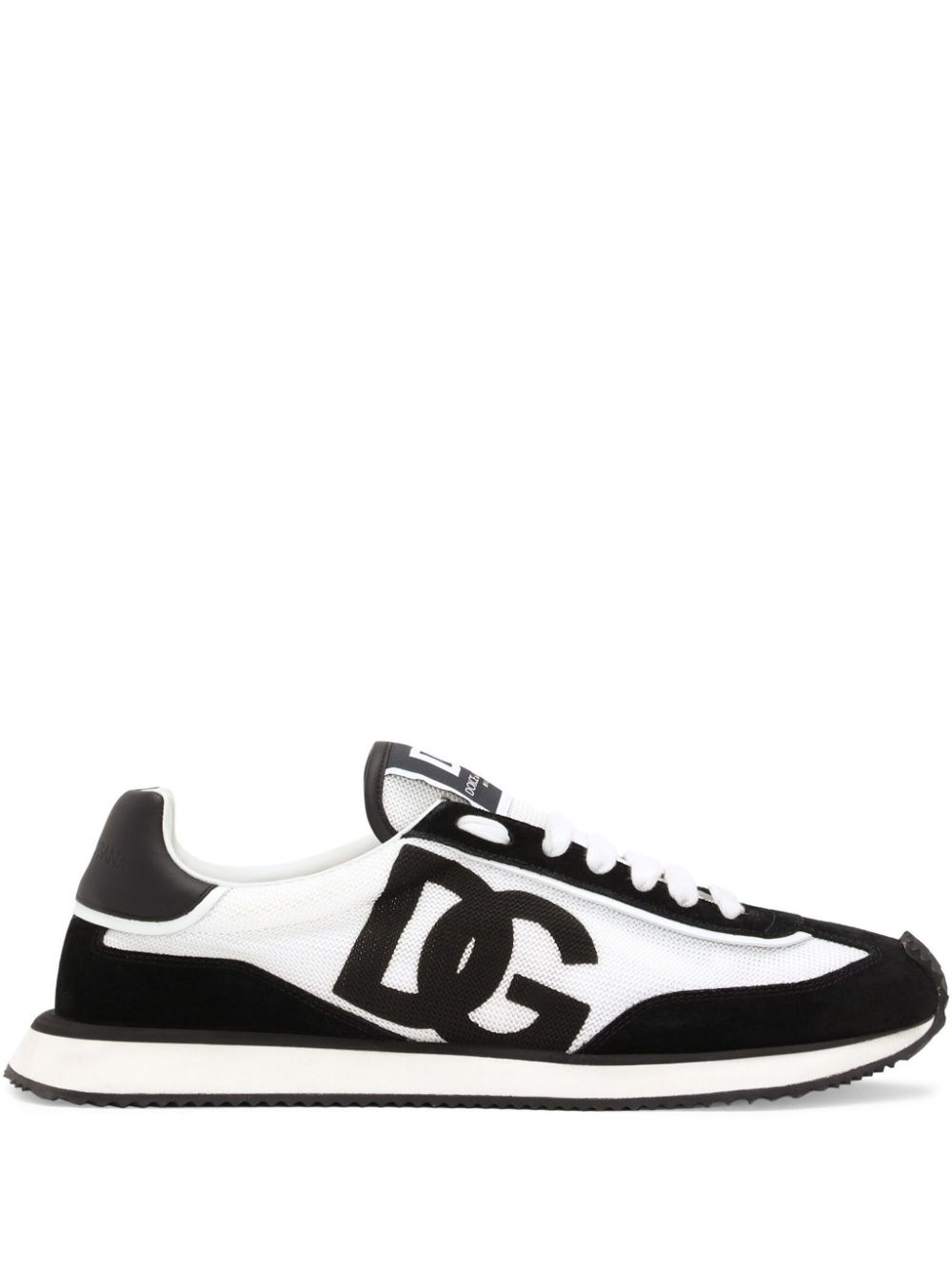 DG Cushion mixed-material sneakers - White