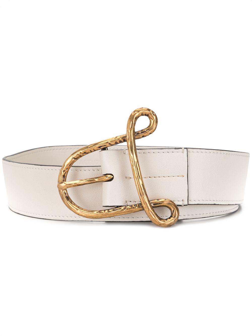 Letter A belt - White