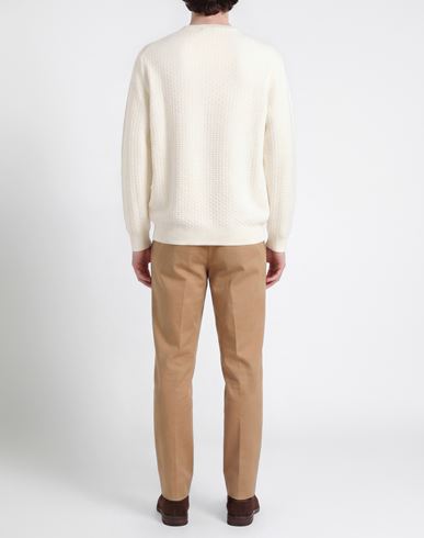 Man Sweater White Size 48 Merino Wool