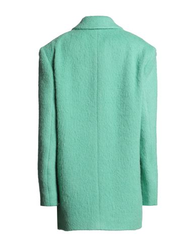 Woman Coat Green Size 6 Virgin Wool, Polyamide, Alpaca wool