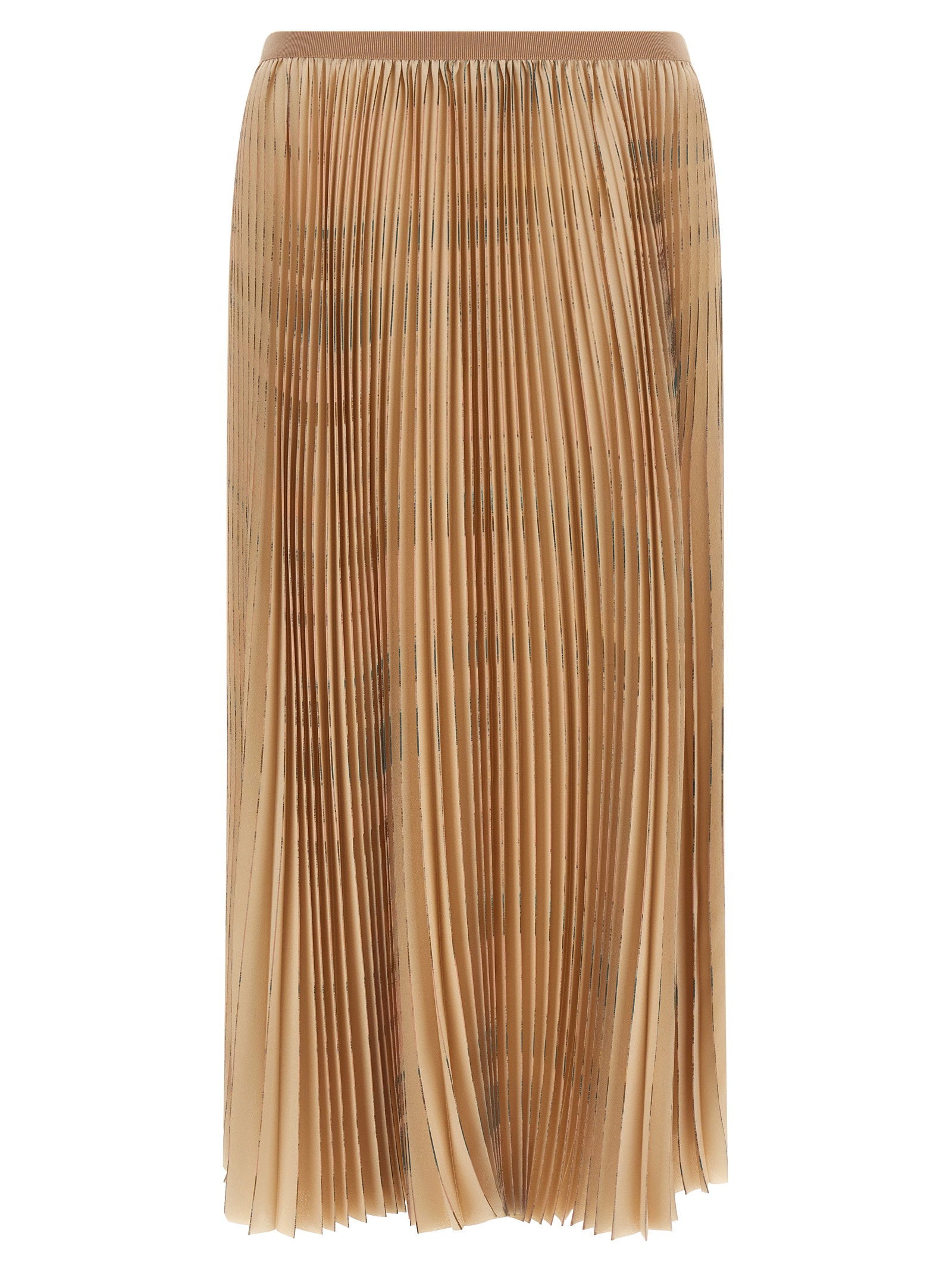 Pleated Skirt — Champagne