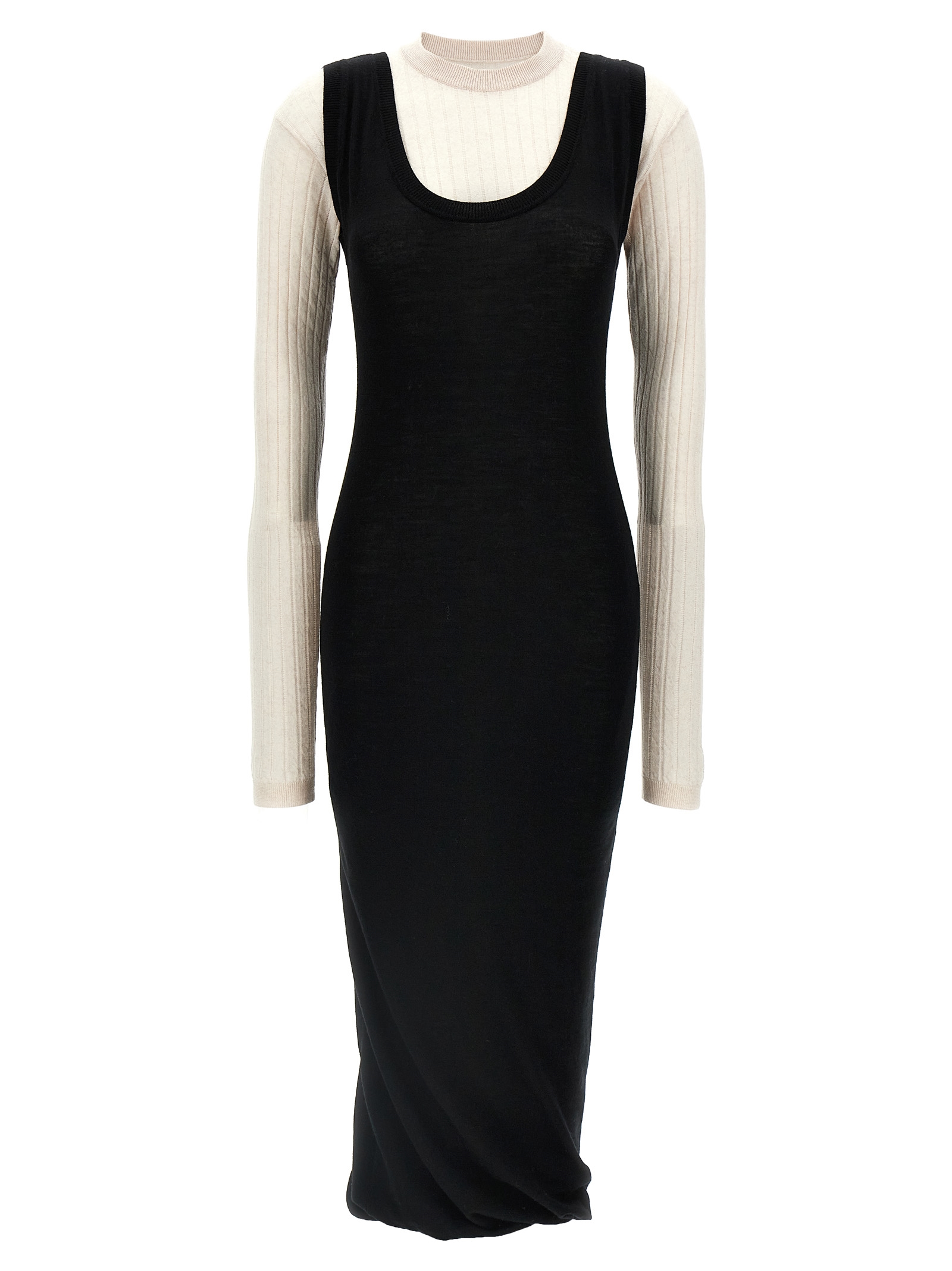 Layered Knit Dress
