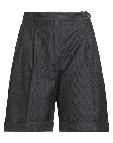 Woman Shorts & Bermuda Shorts Black Size 4 Silk