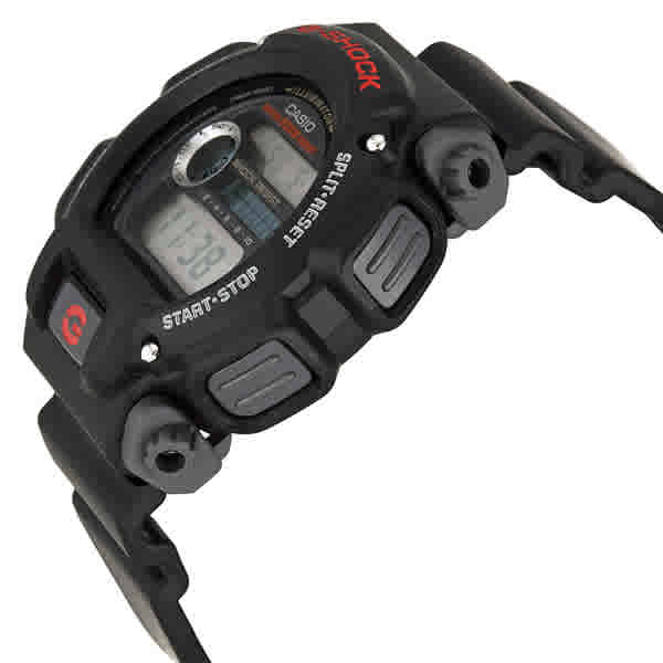 G Shock Digital Dial Black Resin Mens Watch DW9052-1V