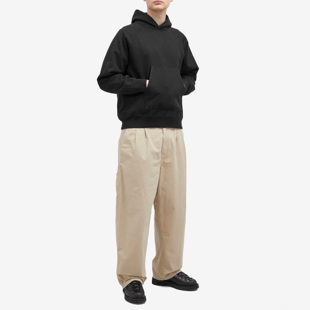 Men's Super Weighted Hoodie in Black