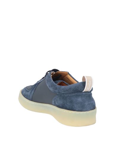 Aurélien Man Sneakers Navy Size 9 Leather, Textile fibers